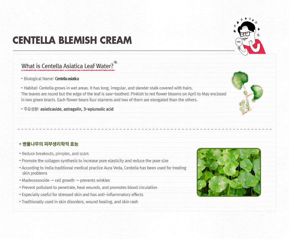 Centella blemish cream