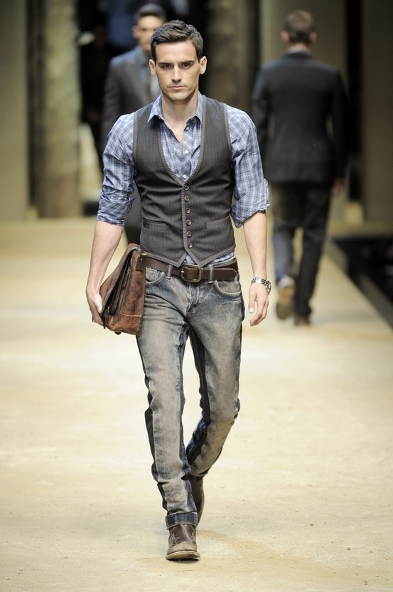 The Surreal Men's Fashion Hub: The waistcoat: Wear It With Jeans