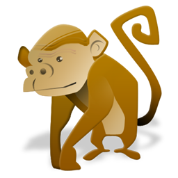 gambar kartun monyet