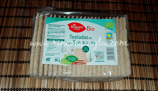 tostadas de trigo sarracero bio el granero