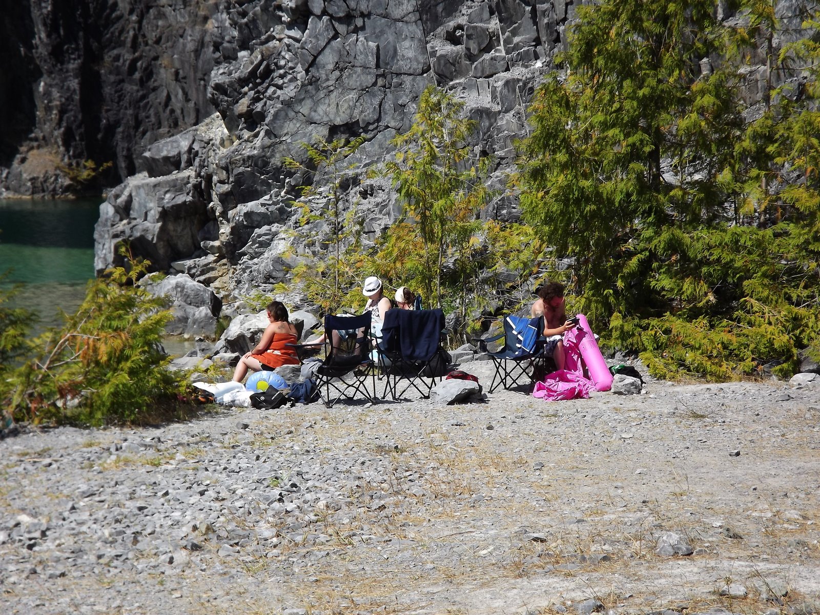 British Columbia in Pictures Texada Island Swimming the Limestone Quarry