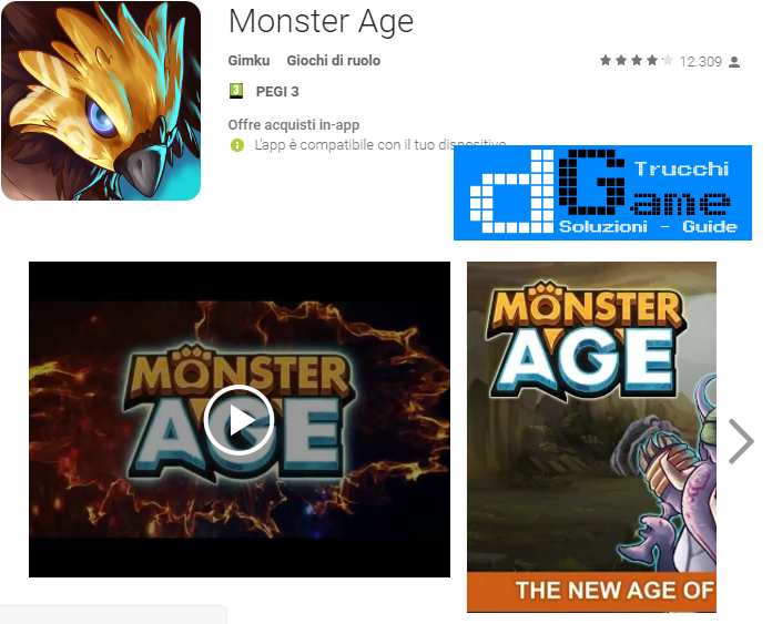 Trucchi Monster Age Mod Apk Android v1.1.17