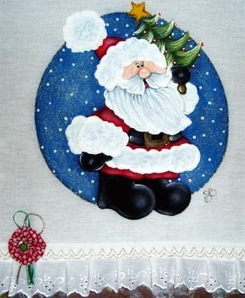 Pintura em Tecido com dicas e riscos: Pintura em Tecido de Natal *Feliz  Natal!!!!*