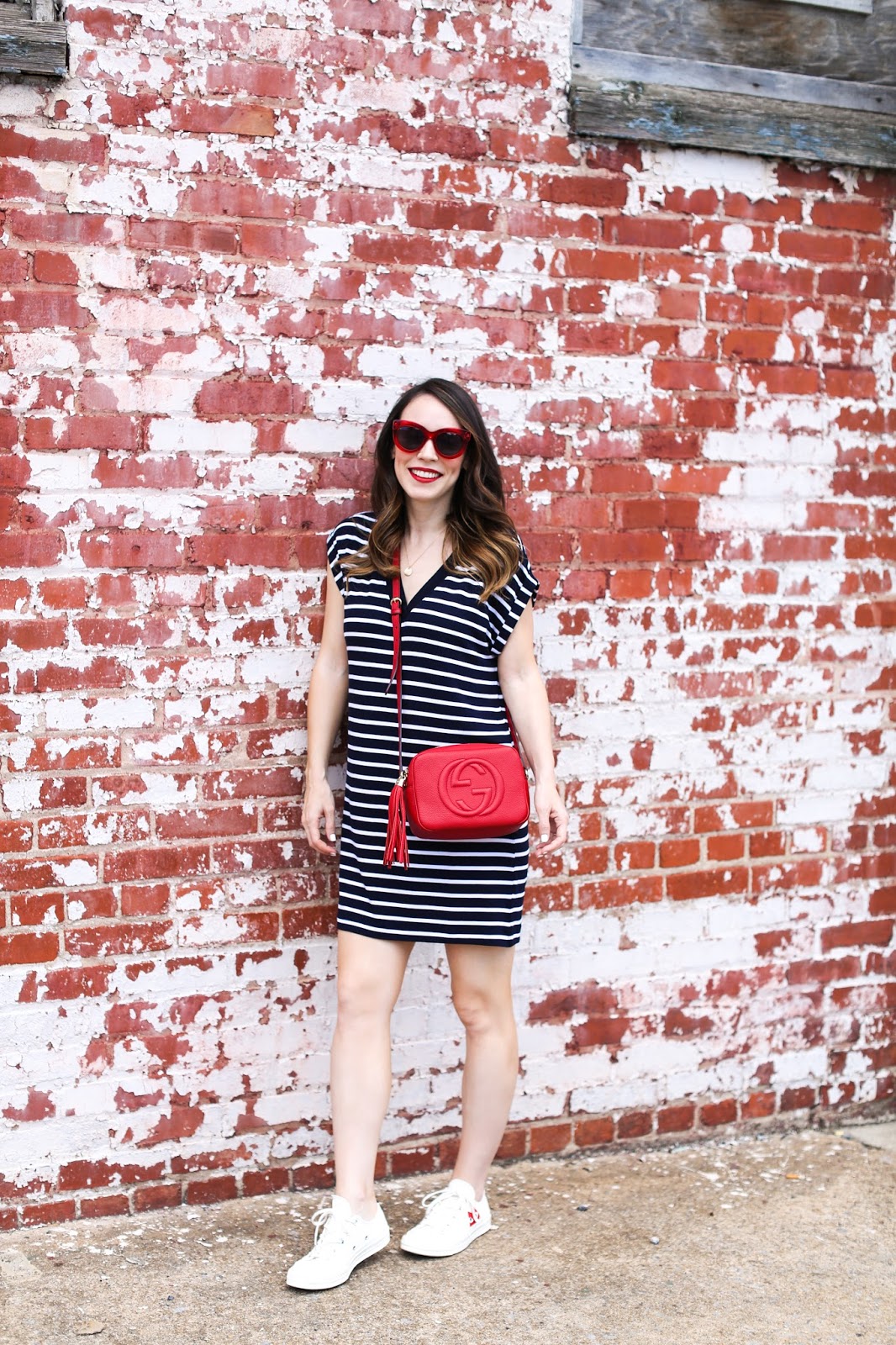 A Little Bit etc.: Striped Dresses + Red Accents = The Perfect 4th of ...