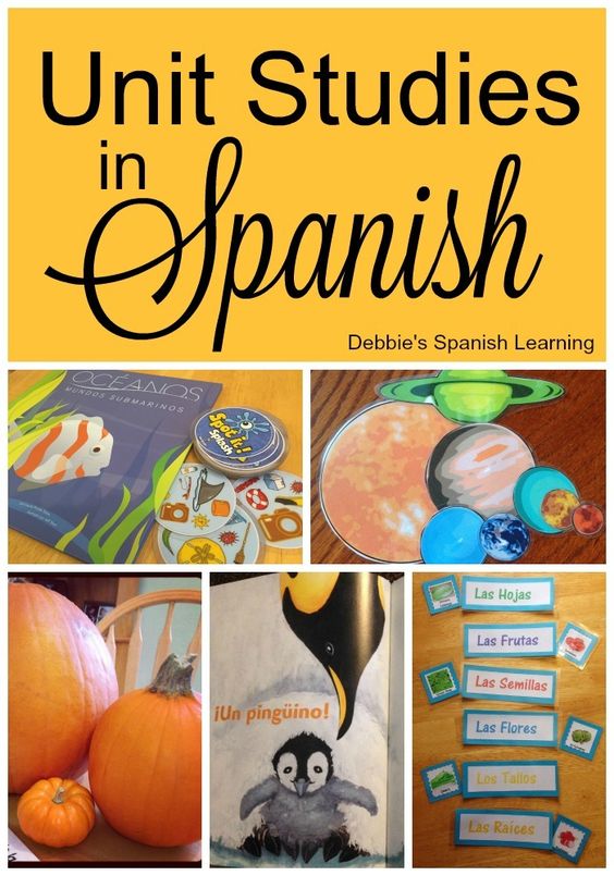 Debbie's Spanish Learning Unit Studies in Spanish