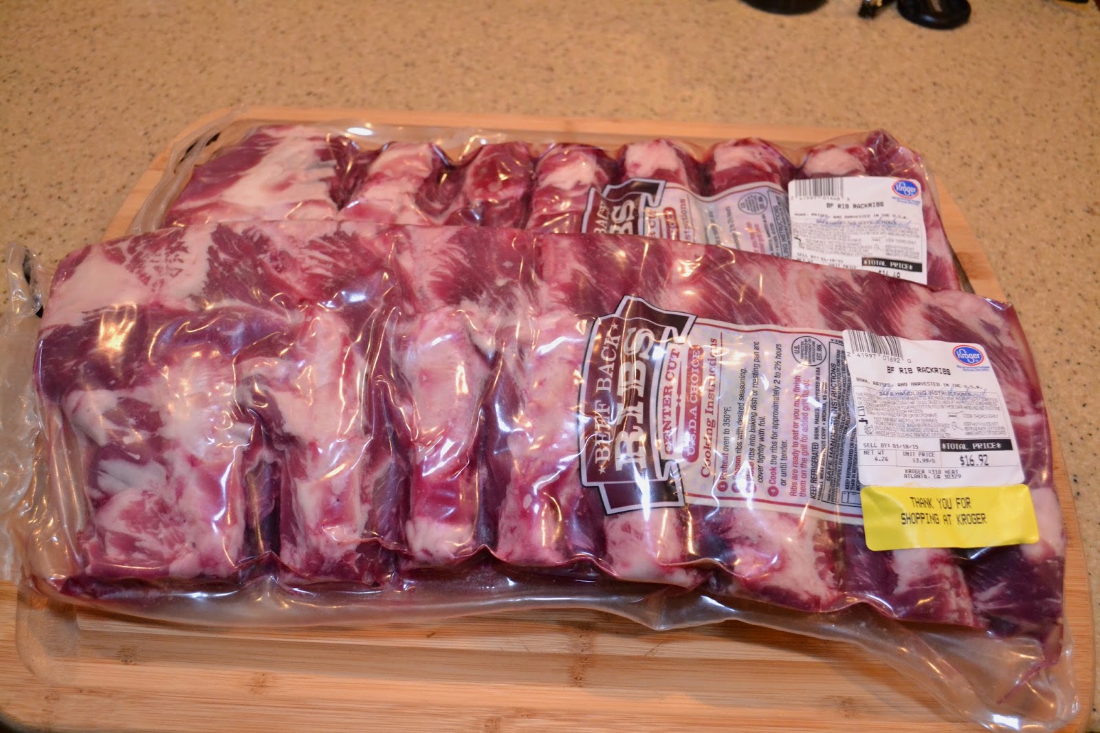 Weekend Food Project Beef Back Ribs on the Big Green Egg