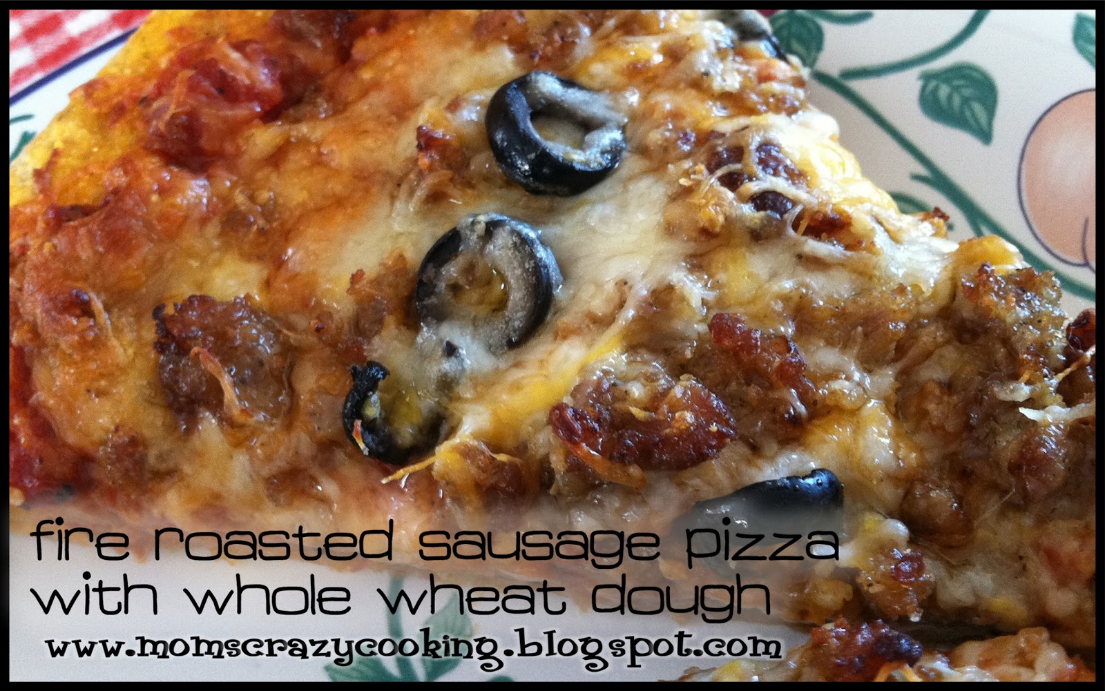 MOMS CRAZY COOKING Fire Roasted Sausage Pizza {Hodgson Mill} & {GIVEAWAY}