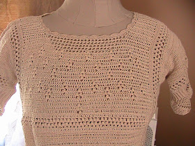 Katty's Cosy Cove: Curtain Call Doily Pattern And Crocheted Dress