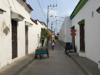 Tanner in Cartagena, Kolumbien