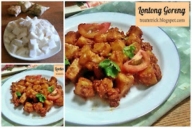 Lontong Goreng aka Fried Rice Cake Recipe @ treatntrick.blogspot.com