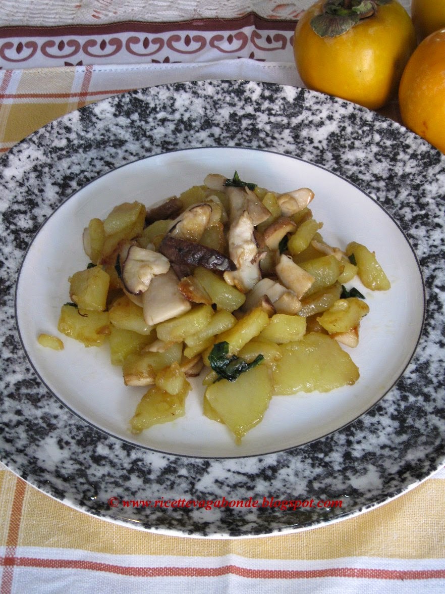 ricette vagabonde Funghi Porcini con Patate