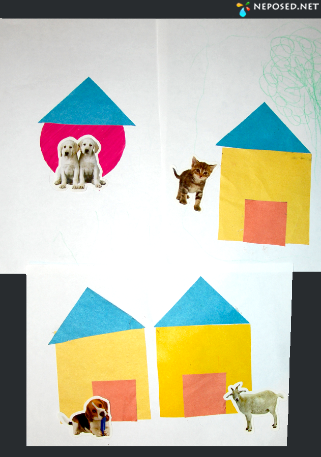 аппликация дом. аппликация дом. аппликация дома в подготовительной группе. аппликация домик средняя группа. домик из геометрических фигур.