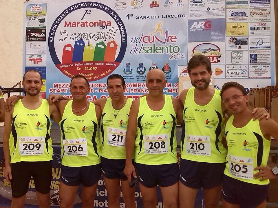 A S D SPORT RUNNING PORTOSELVAGGIO Mezza Maratona Dei 5 Campanili 