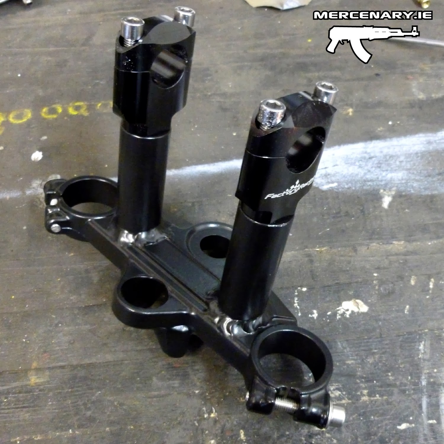 Mercenary Garage CBR1000F Handlebar Conversion (Part 1)