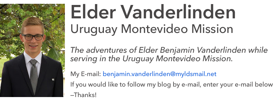  Elder Vanderlinden - Uruguay Montevideo Mission