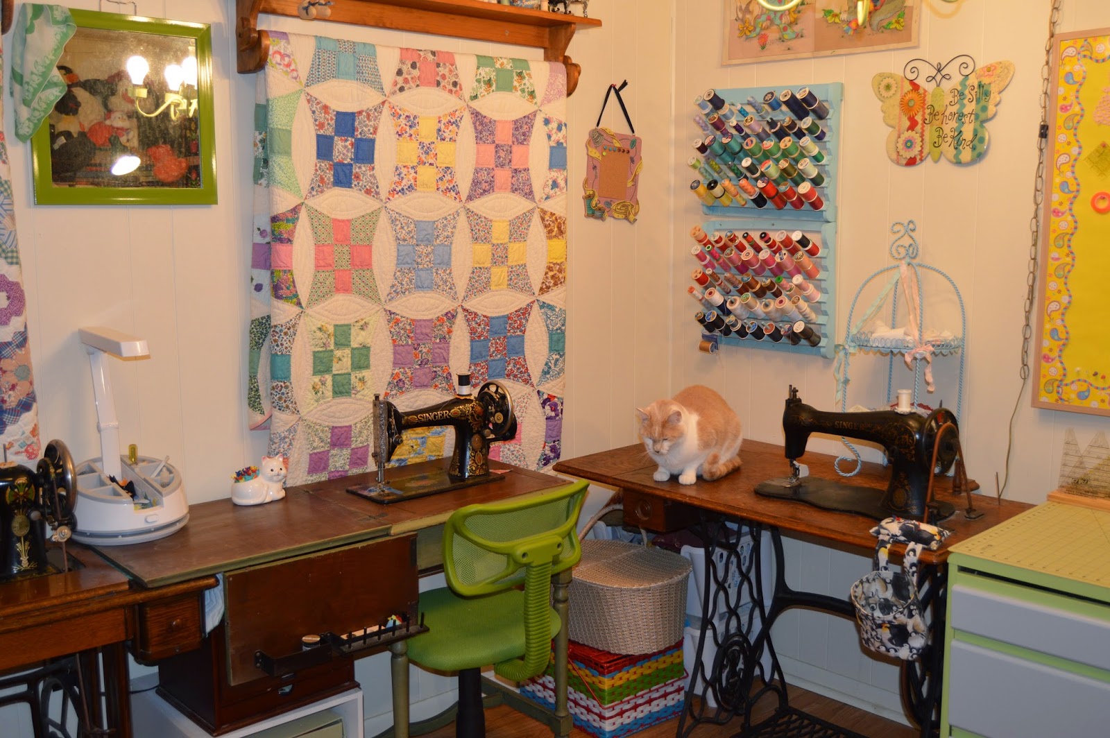 Missy's Homemaking Adventures My sewing Room!