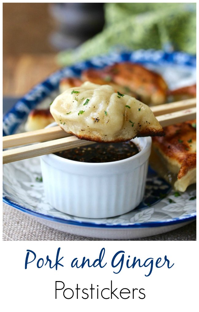 These homemade pork and ginger potstickers are packed with flavor.