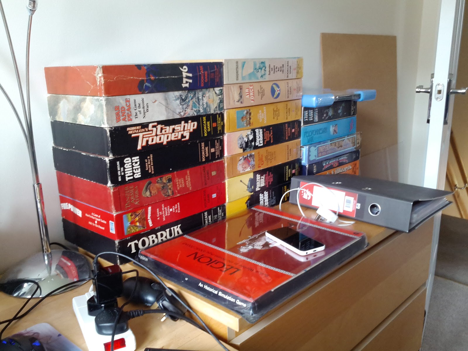 Brian's Wargaming Blog My Collection Avalon Hill Bookcase Games