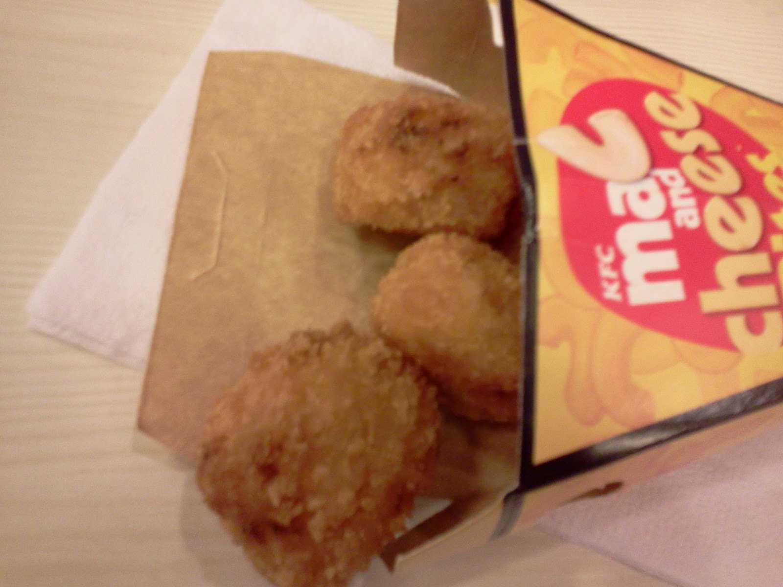 My Pic of the Day KFC Mac and Cheese Bites