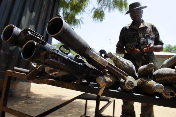 nigerian army old weapons