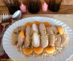 Crockpot Orange Teriyaki Turkey, a quick and simple slow cooker dinner. Turkey tenderloin infused with citrus and teriyaki flavors | Recipe developed by www.BakingInATornado.com | #recipe #crockpot #dinner #turkey
