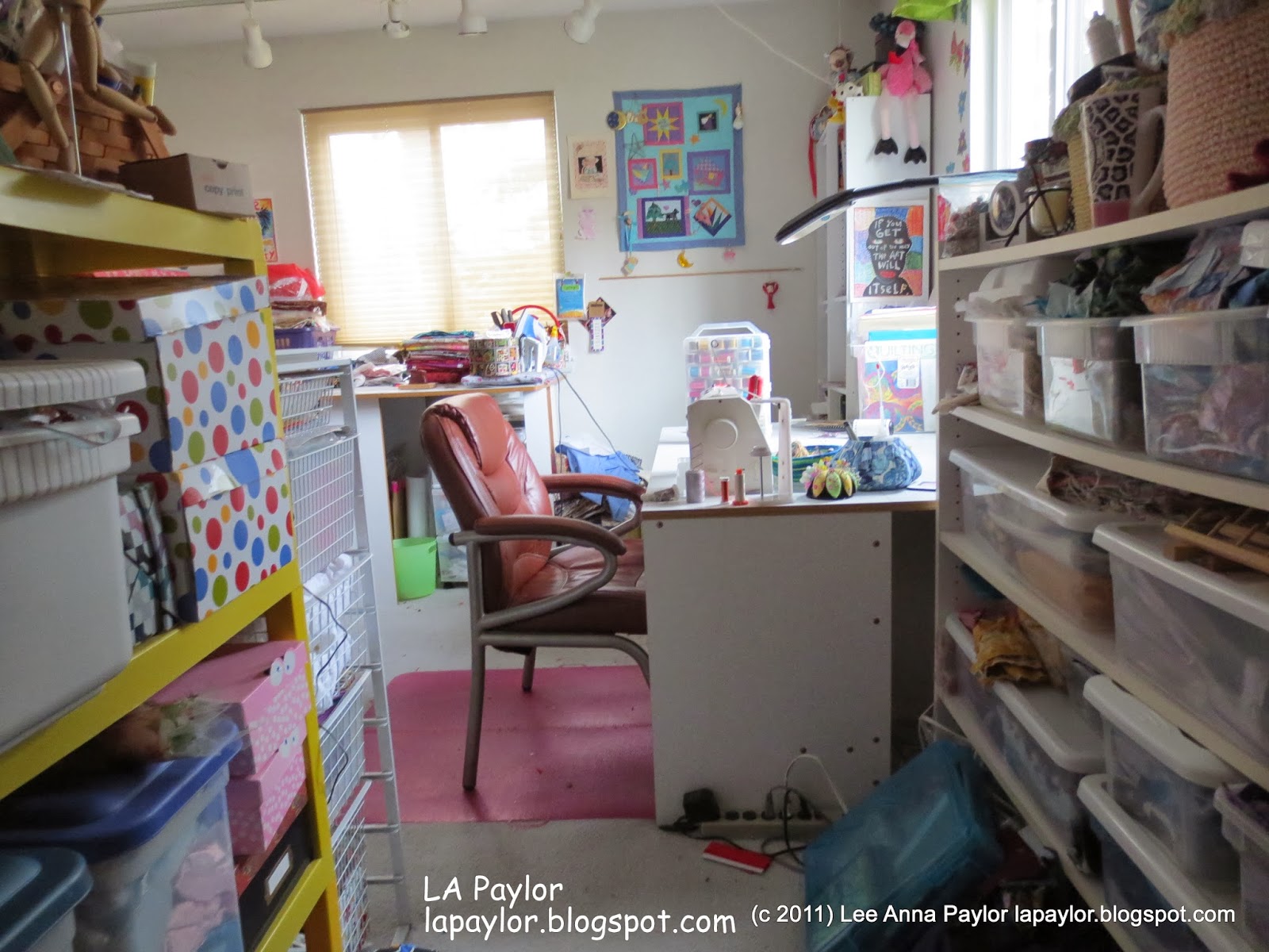 Not Afraid of Color: A REAL (messy) working Studio