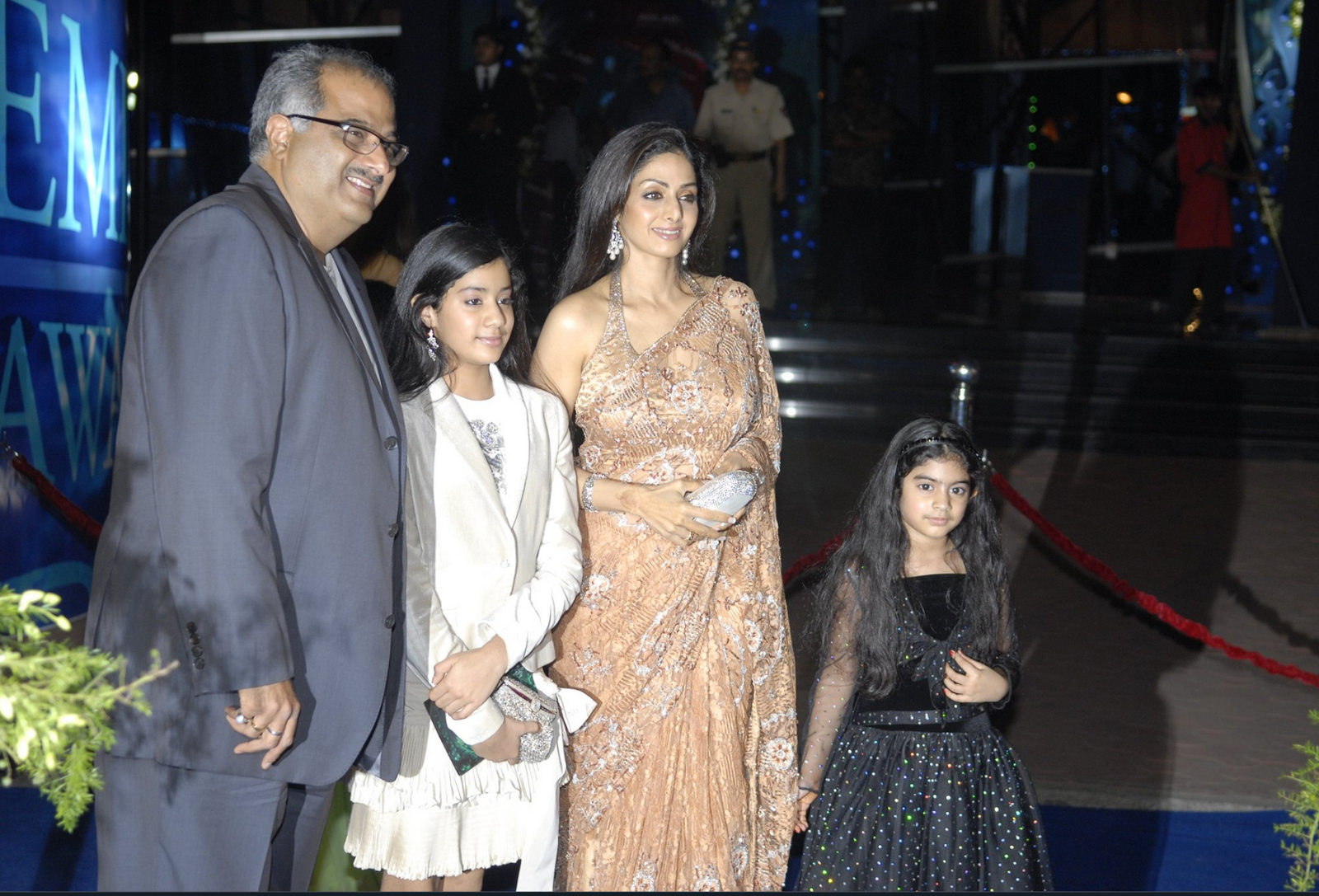 sridevi family sridevi tbt sridevi and family at the premiere of sridevi family sridevi tbt sridevi and family at the premiere of