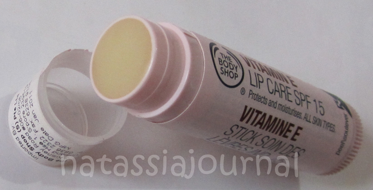 Natassia Journal The Body Shop Vitamin E Lip Care SPF 15