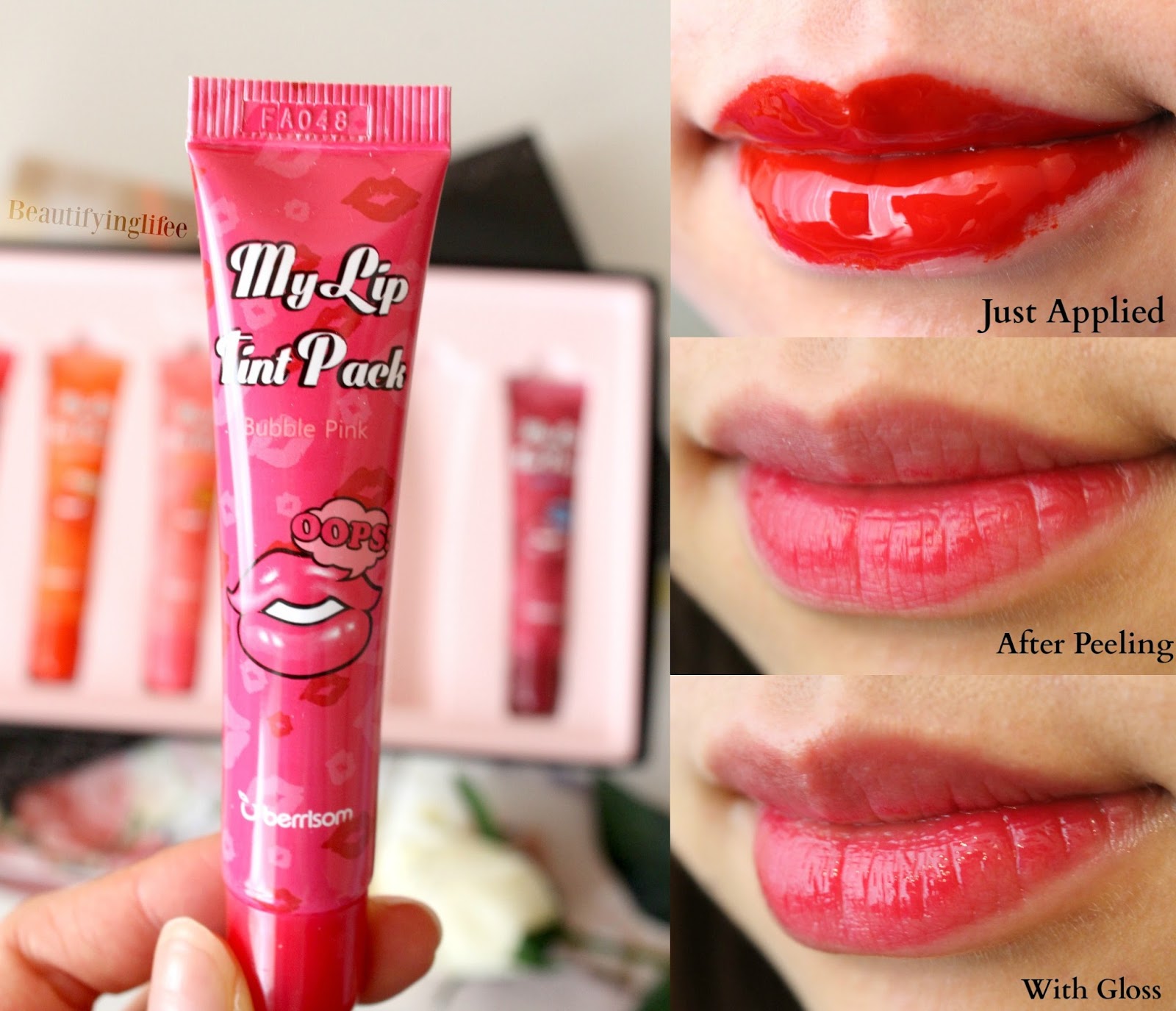 Review Berrisom Oops! My Lip Tint Pack w/ Lip Swatches ♥ ♥