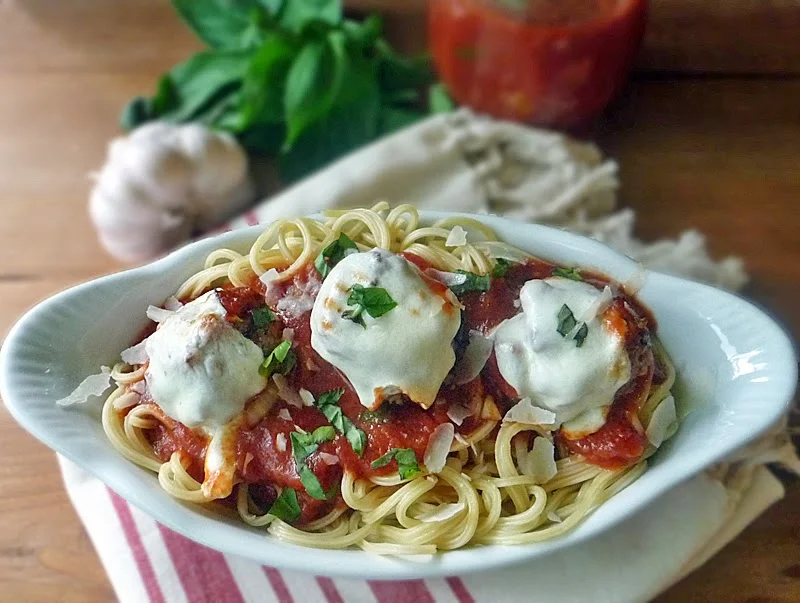 Meatballs | by Life Tastes Good are the best and easiest homemade meatballs you'll ever eat!! #Italian #Baked #Homemade