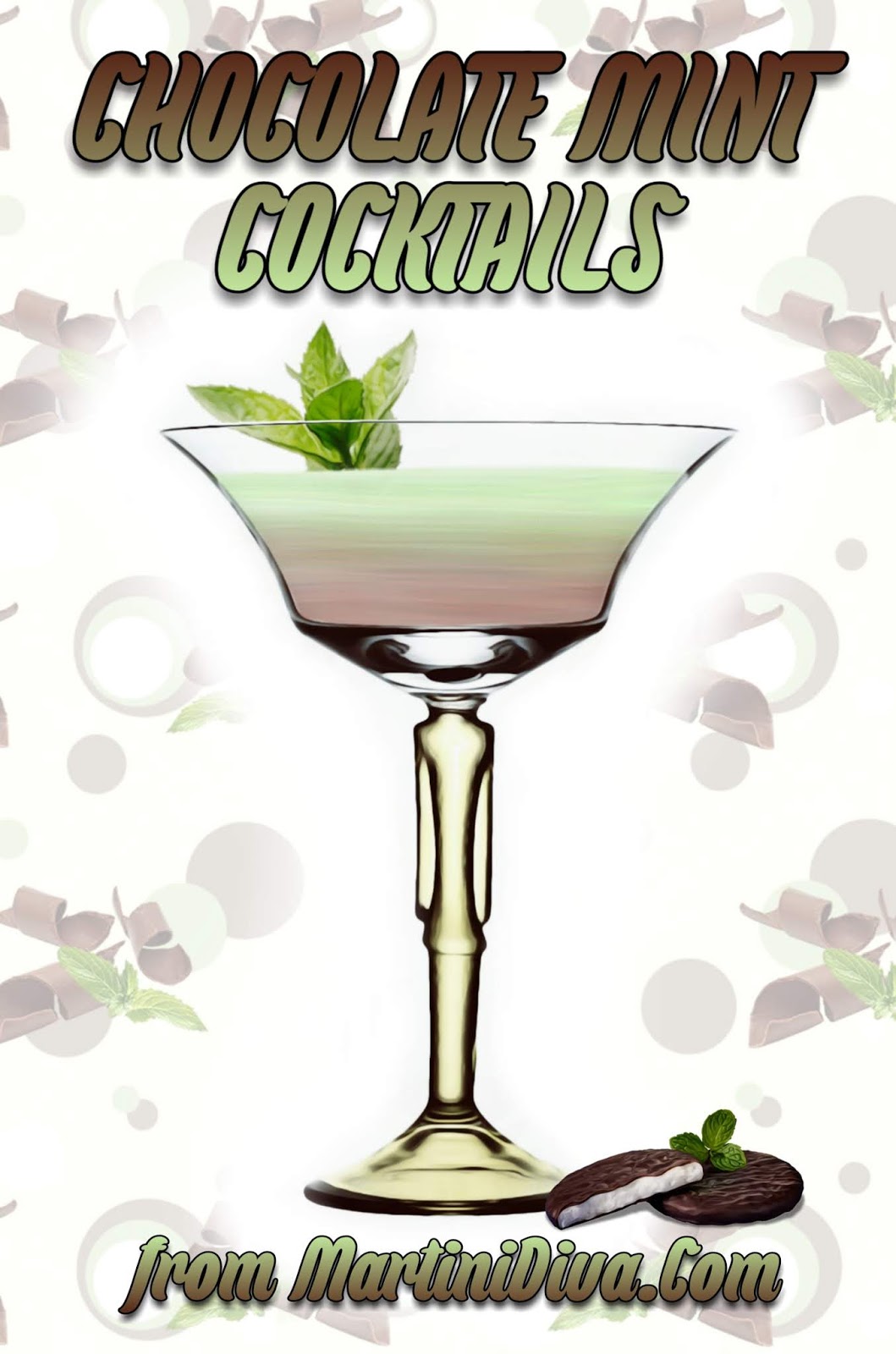 The MARTINI DIVA CHOCOLATE MINT COCKTAILS