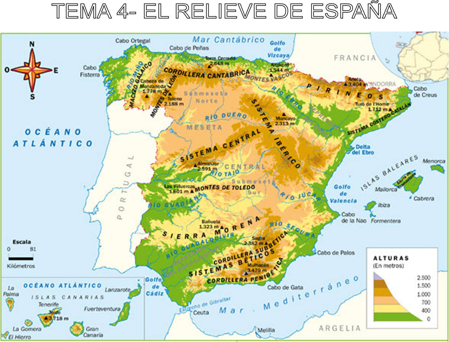 Donde esta ubicada españa en el mapa