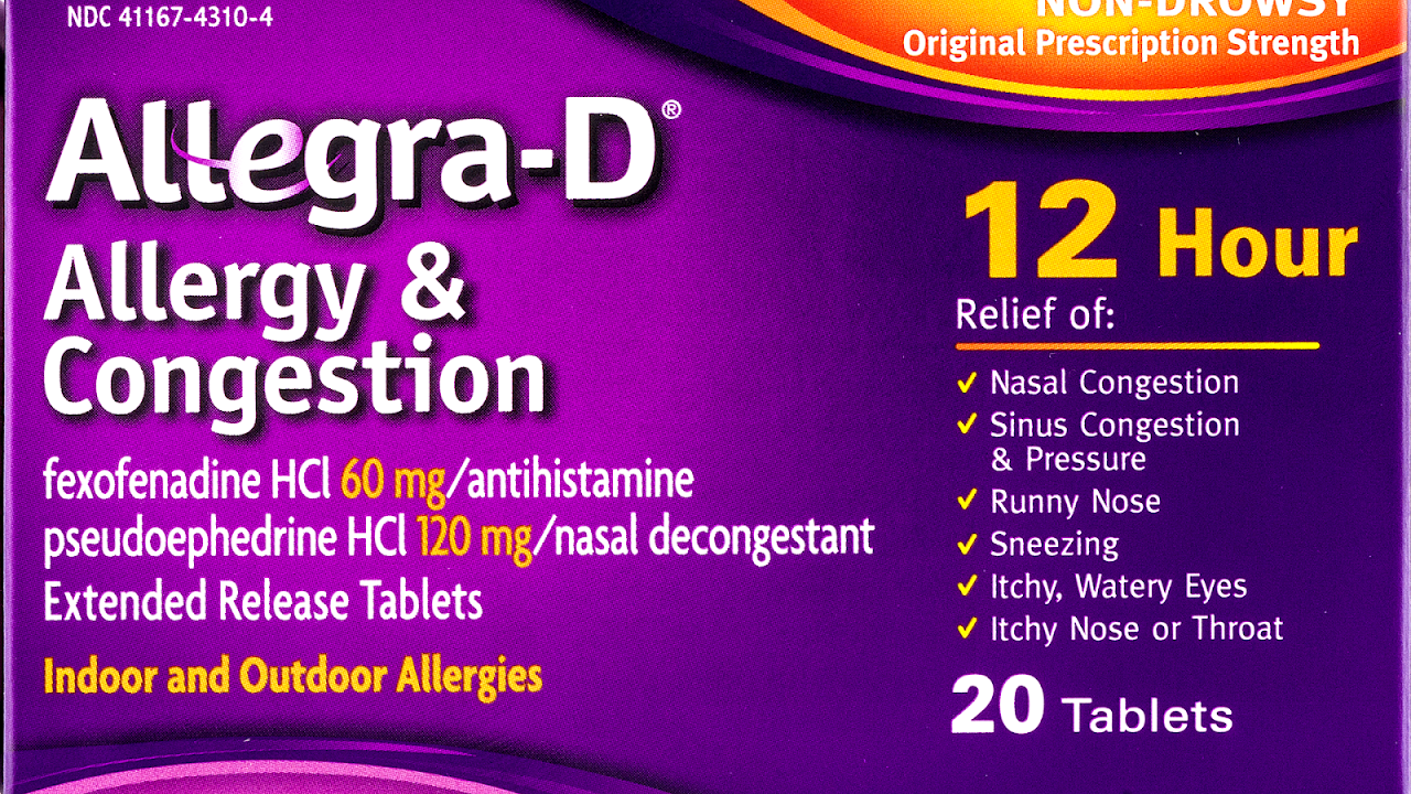 is there a generic for allegra d 12 hour