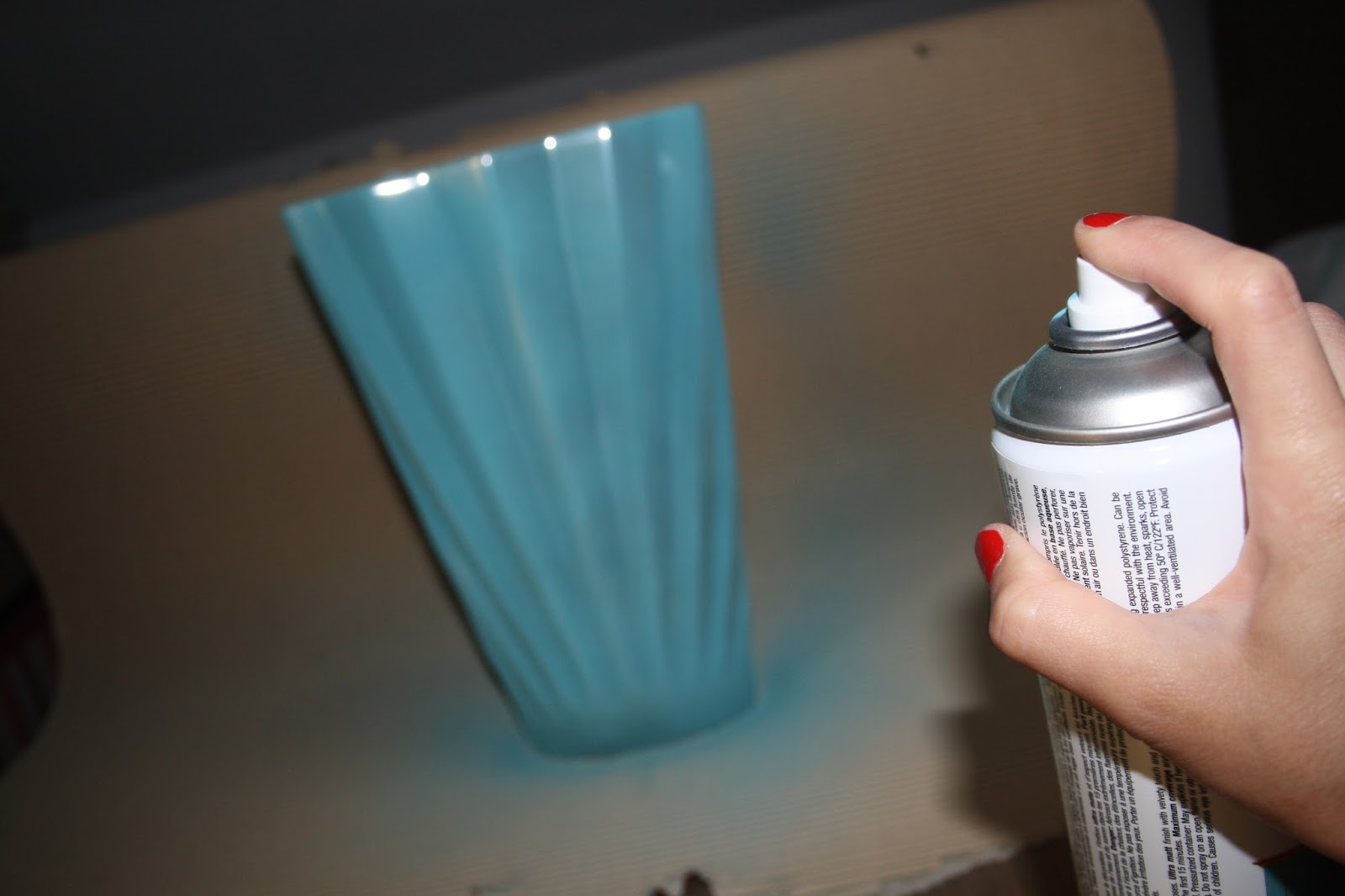 Diy pintando con spray chalk paint