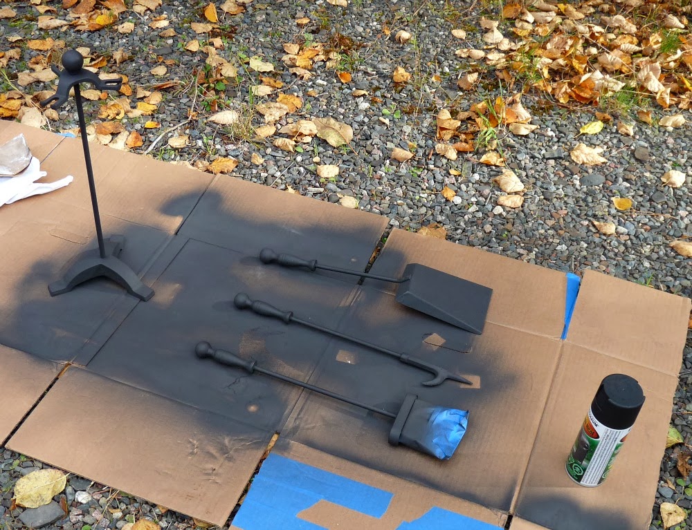 How to Paint Fireplace Tools Give a Fire Poker Set a New Look with