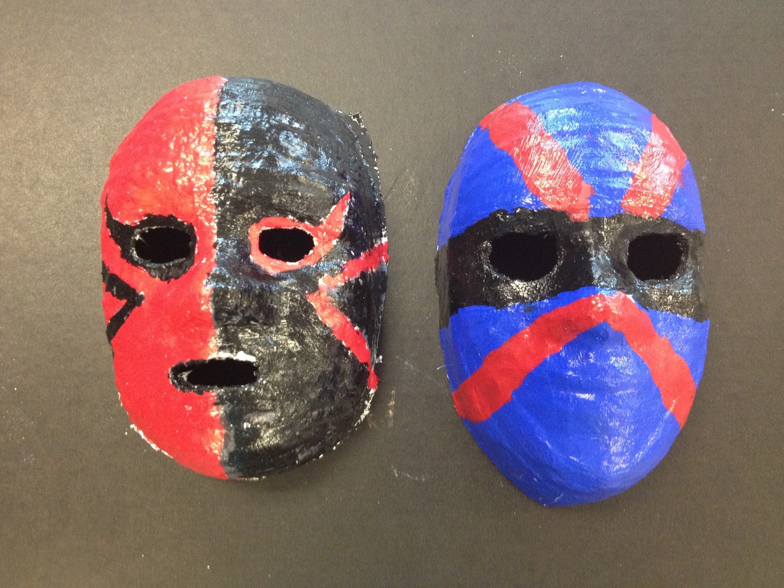 OCS High School Art: Art 3: Wood Block Prints; Art 1 Self Portraits ...