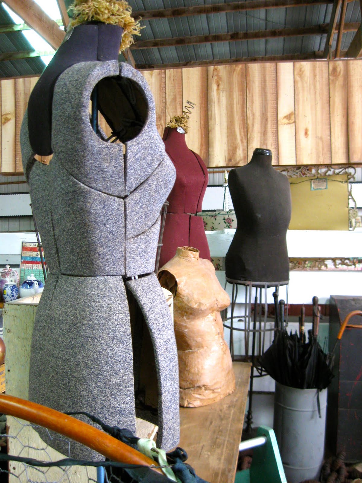 anything goes here vintage dress forms for sale.