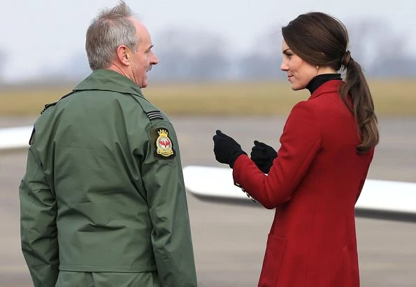 Kate Middleton wore Philosophy di Lorenzo Serafini Double-Breasted Twill Blazer for Valentine's Day