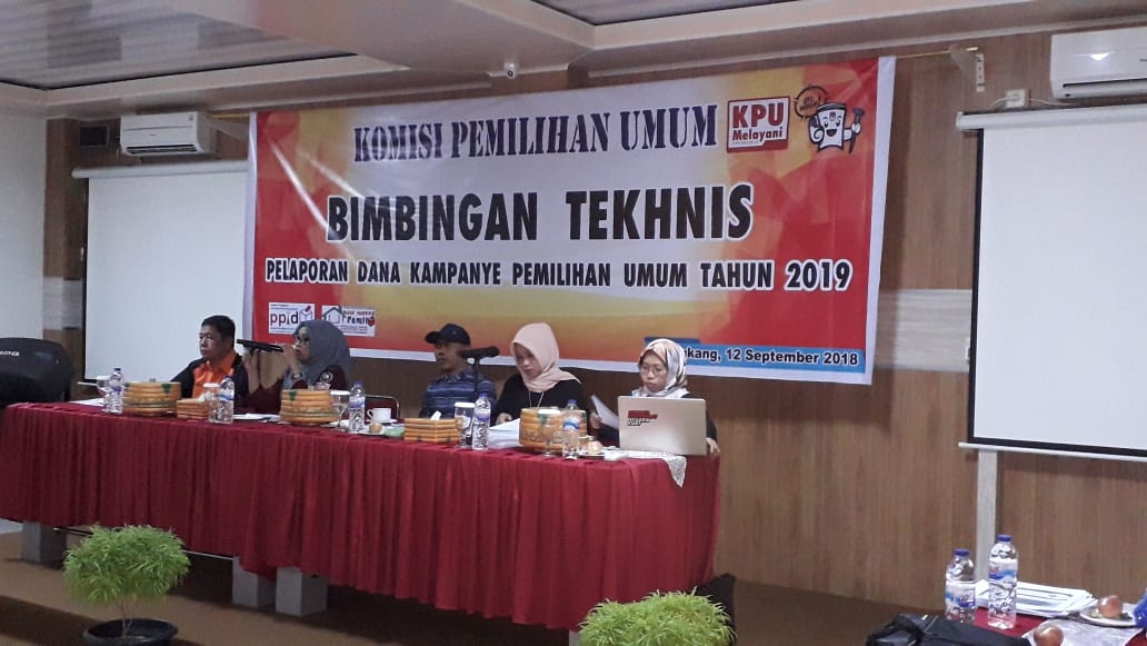 Bimtek Pelaporan Dana Kampanye Pemilu 2019 Kpu Wajo Perkenalkan Aplikasi Sidakam Kpu Kabupaten Wajo