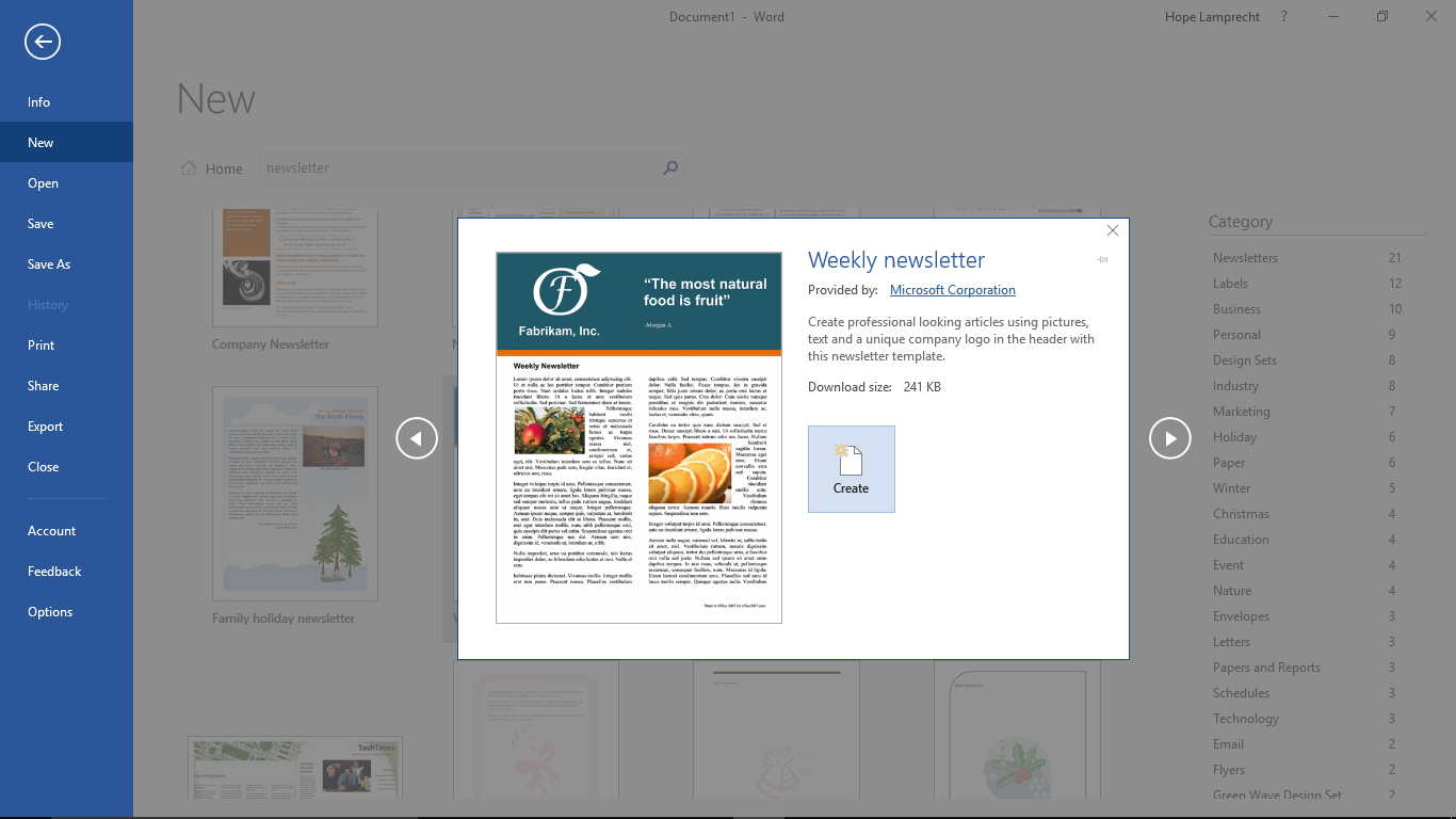 How to use templates in word