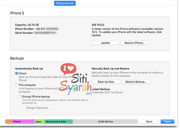 apa beda reset dan restore iPhone