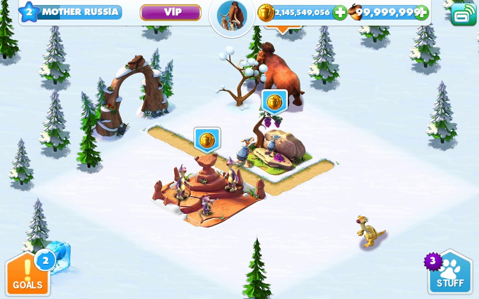 взломанная игра ледниковый период