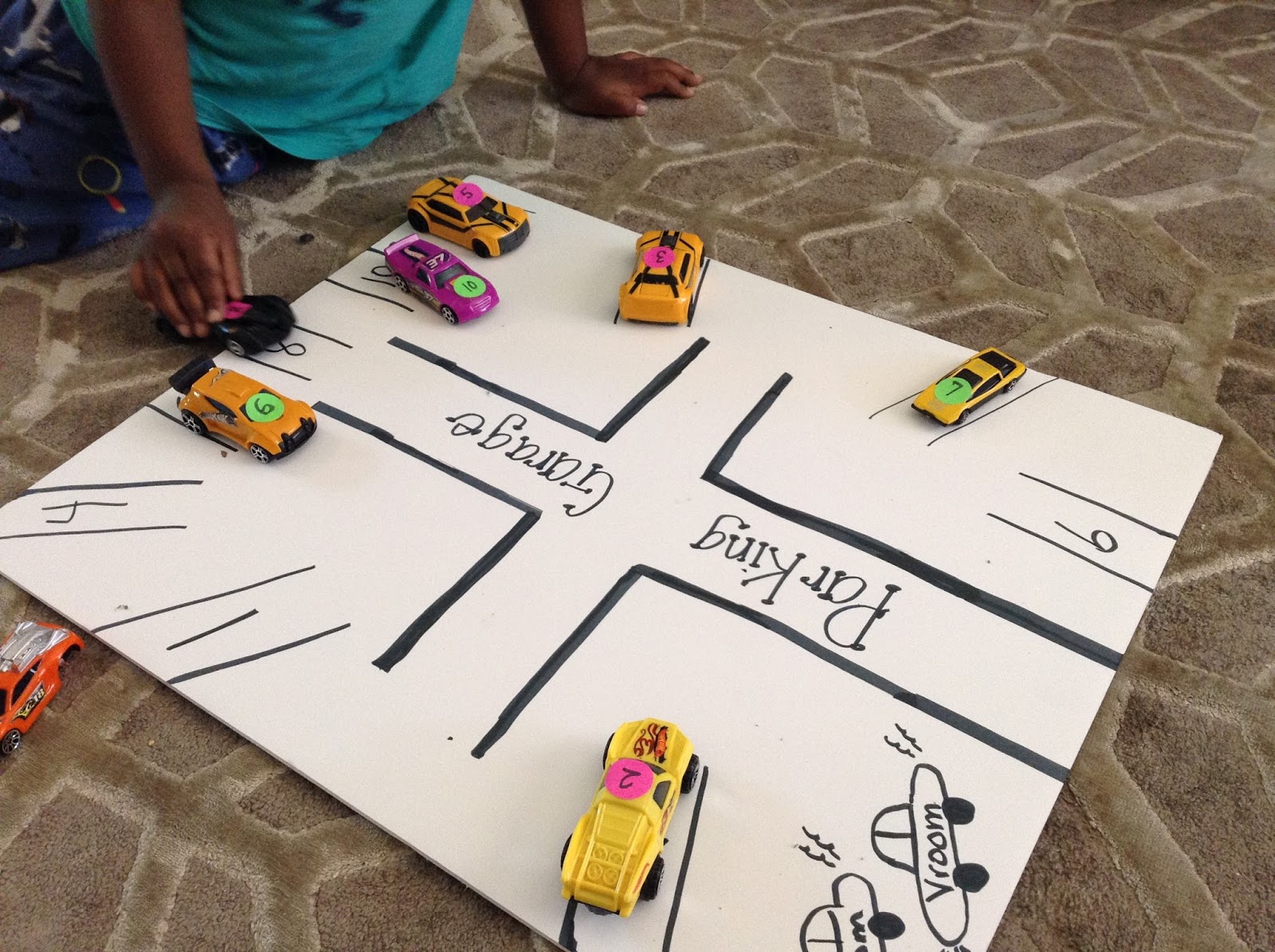 TeacherMomPlus3 Parking Garage Number Activity