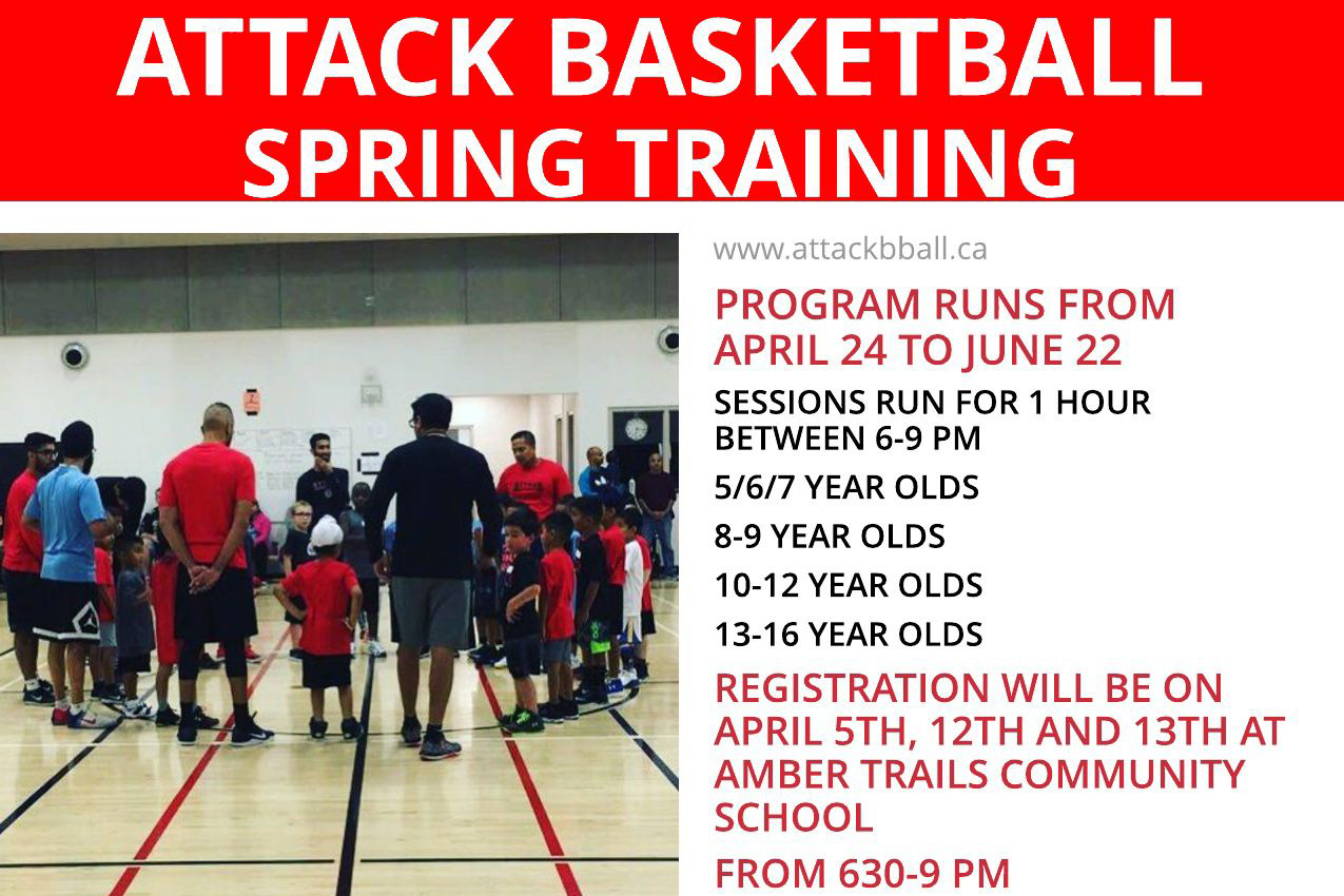 Attack Basketball Spring Training Program Announced for
