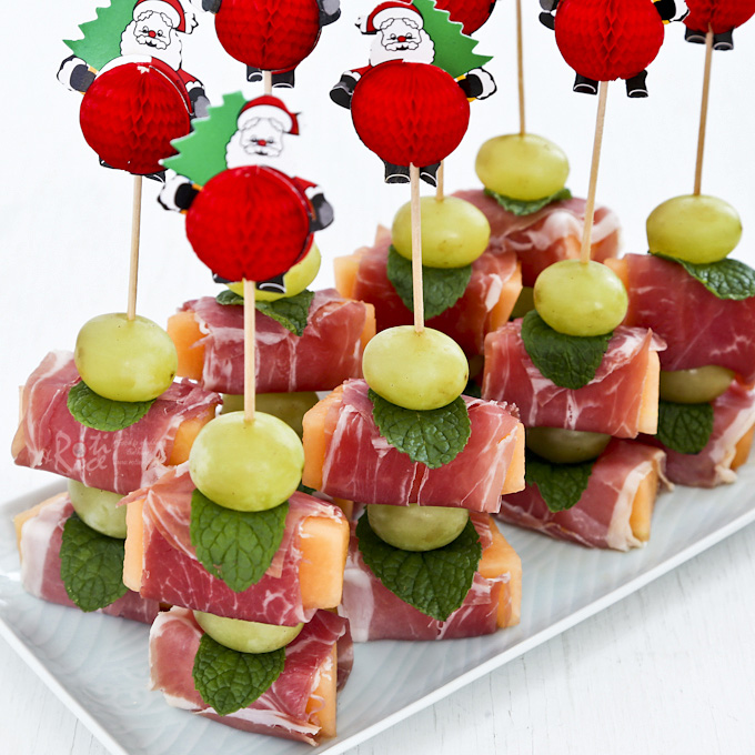 PROSCíUTTO WRáPPED MELON Healthy Food Recipes