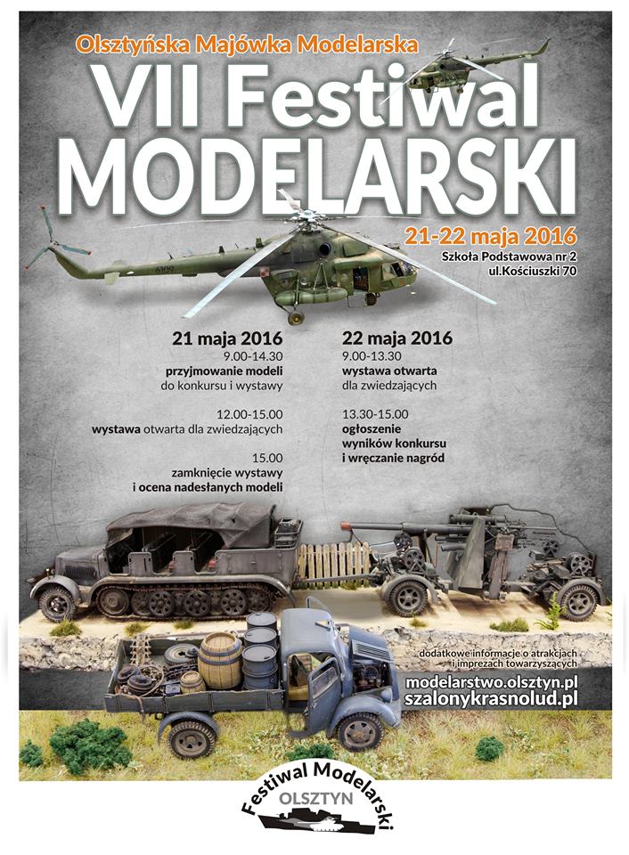 VII Festiwal Modelarski -  Olsztyńska Majówka Modelarska