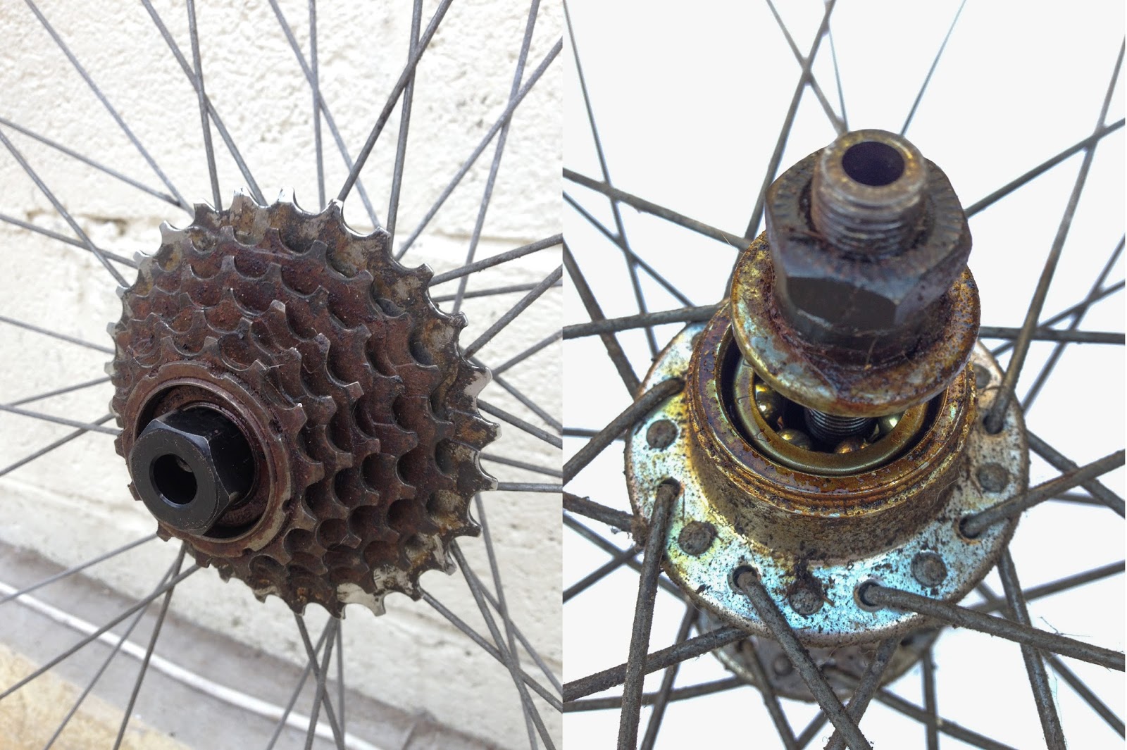 1985 Raleigh Equipe Bike Restoration 3 Overhaul Wheel Hub