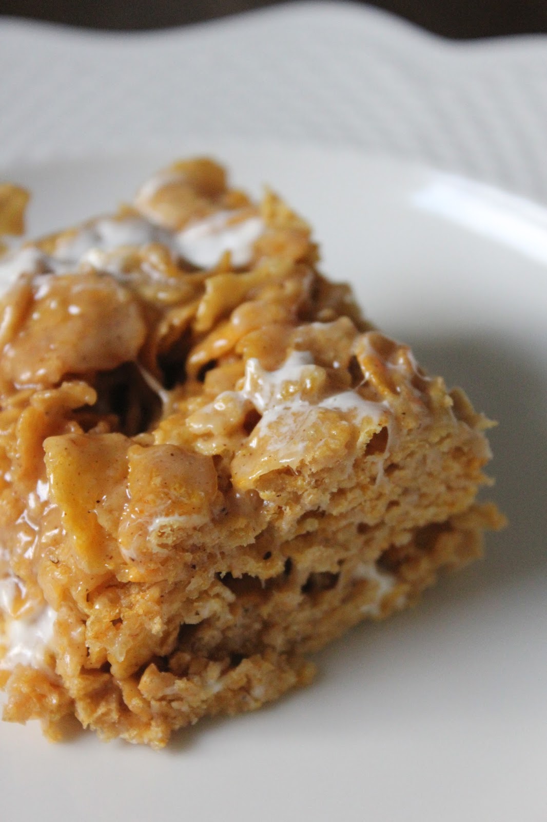 Recipe for Peanut Butter Cornflake Marshmallow Bars by freshfromthe.com