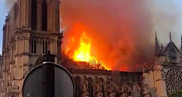 12 French churches attacked before Notre Dame inferno 