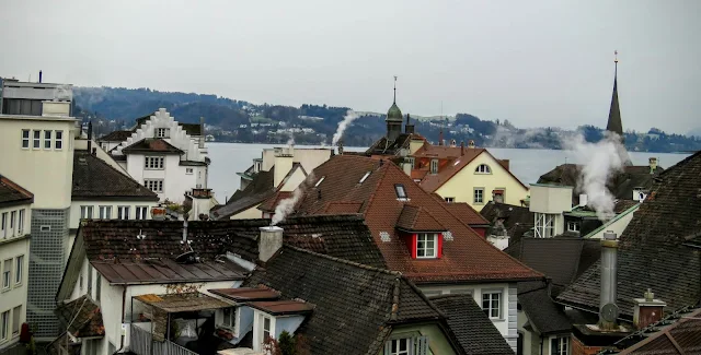 Long Winter Weekend Lucerne Switzerland - Rooftop View from Manor